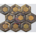 Copper Made Hexagon Shape Mosaic for Wall Decoration (CFM1025)